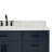 Jameal Solid Wood Single Bathroom Vanity with 0.75'' Carrara Marble Top-1301707229-1342107080