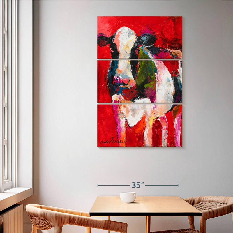 Brampt Cow V, 65" H x 42" W