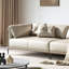 Canapé modulaire beige en cuir véritable-1080117746-1080117745