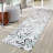 Coronado Modern Geometric Washable Area Rugs For Living Room Bedroom Brown/White-82939691