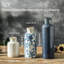 Ensemble de 3 vases en céramique bleu et blanc-808210371