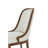 Dorchester 19.5 " H Upholstered Walnut Solid Wood Side Chair
