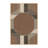 Soft Plush Eakes Classic Geometric Shapes Area Rug in Brown – LightBrown Binding-742506198