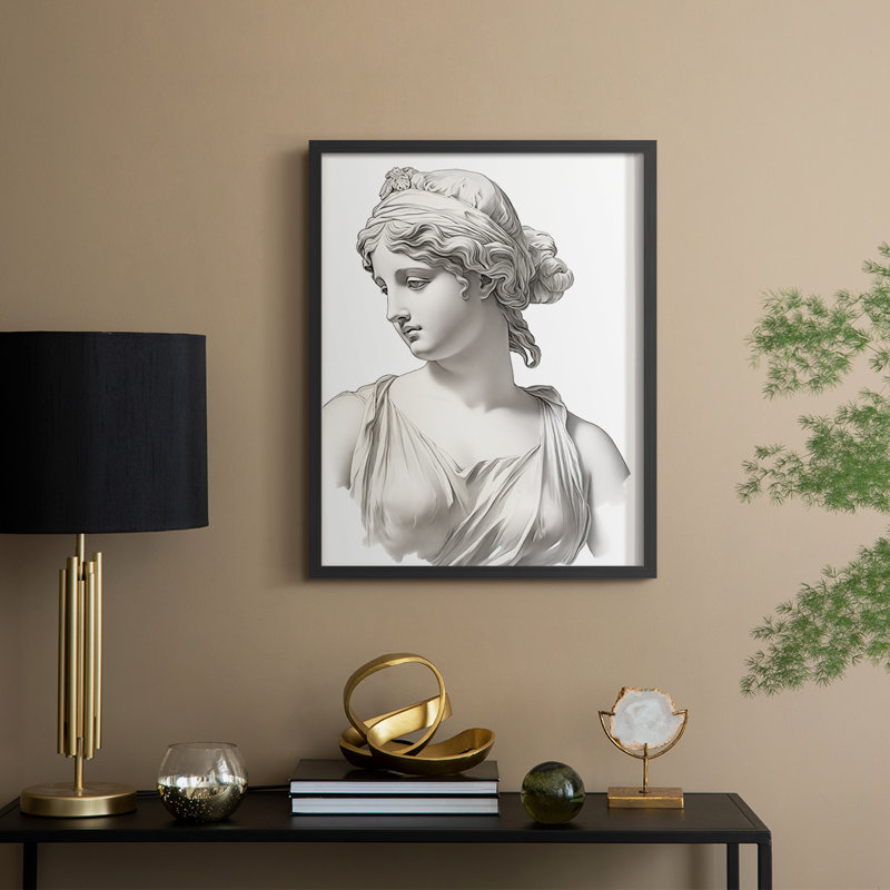 «WOMEN Series» - reproduction encadrée de qualité supérieure - prête à être accrochée - aucun clou requis, H 11 po x l 9 po