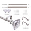 Tringle à rideaux simple réglable Afelix-779244462-779244459