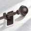 Tringle à rideaux sans perceuse avec supports adhésifs, tringle à tension réglable pour fenêtres de 27 à 52 pouces, installation sans dommages pour les locataires, finition bronze
