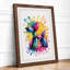 Paint Tube Starburst Modern - Framed Print-1358224579-1358224583