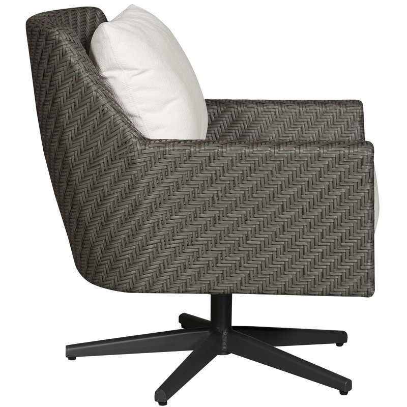 Seagate Outdoor Swivel Armchair, Jellyfish Rain