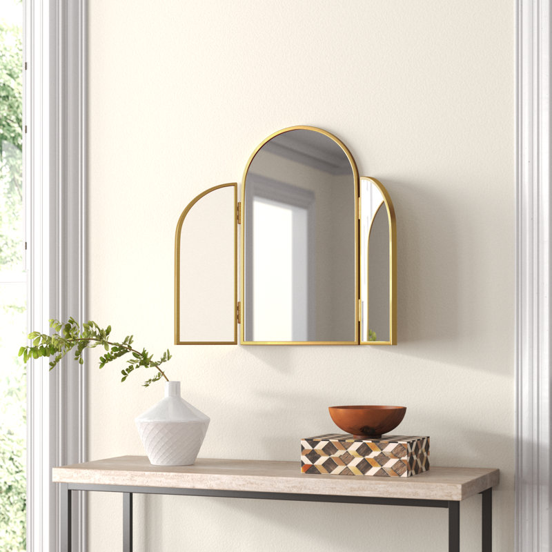 Brancaster Arch Metal Wall Mirror