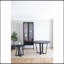Table basse D23.5X24.5 ", noir