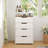 3 In 1 Vanity Desk With Flip Top Mirror And Comfortable Bench