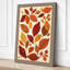 Scattered Autumn Leaves Botanical - Wrapped Canvas-677505617-677505640