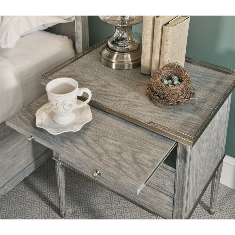 Arlingham 2 - Drawer Solid Wood Nightstand