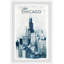 Visitez Chicago - Reproduction d'art sur papier encadrée-431644299