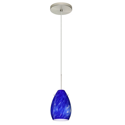 Luminaire suspendu en forme de cloche à 1 lumière Drasner