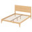 Wood Platform Bed-595939432
