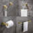 Cube 5 - Piece Bathroom Hardware Set-90977488