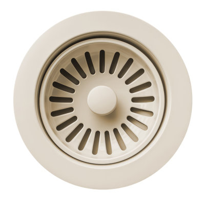 Whitehaus 3-1/2" Basket Strainer for Standard and Deep Fireclay Sinks