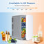 PULUOMIS Mini Fridge 10m³ L Mini Fridge with Freezer-120343960