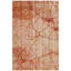 Tapis Ashcroft moderne à l'aquarelle abstraite orange, rouge et crème, lavable en machine, antidérapant, à poils courts, pour intérieur et extérieur, adapté aux animaux domestiques, idéal pour le salon, la chambre, la salle à manger, l'entrée, le corridor ou le bureau.-1842176693