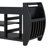 TREXM Retro Multifunctional Storage Bench With Cushion And Curved Side Panel For Entrance And Living Room-2054802970