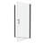 1 3/8" Adjustment,Universal Pivot Shower Door, Open Outside, With 1/4" Tempered Glass-121415806