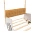 Lit voiture en bois avec coussin-1041237171