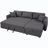 Modern Sleeper Sectional Sofa with Storage Space-850003176