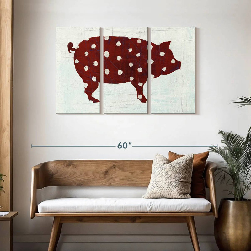 Brampt Modern Americana Farm II, H 28 po x l 45 po