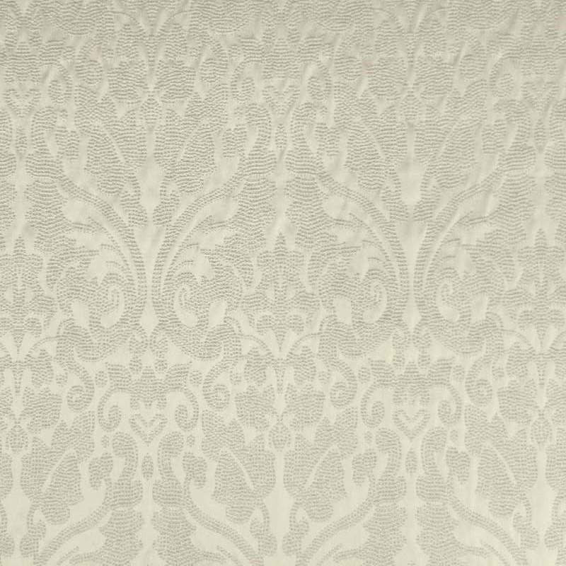 Eastern Fabric | Shiny Dotted Damask Fabric | Drapery & Curtain Fabric, Ivory