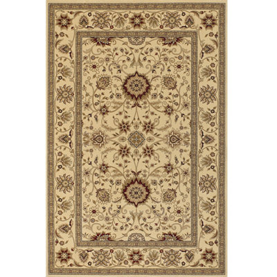 Tapis d'intérieur brun clair en polypropylène Campagne