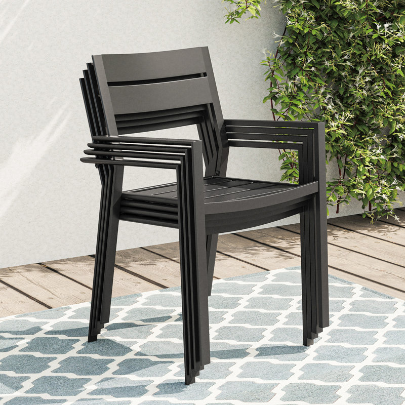 Chaise de salle à manger Octavies, Noir