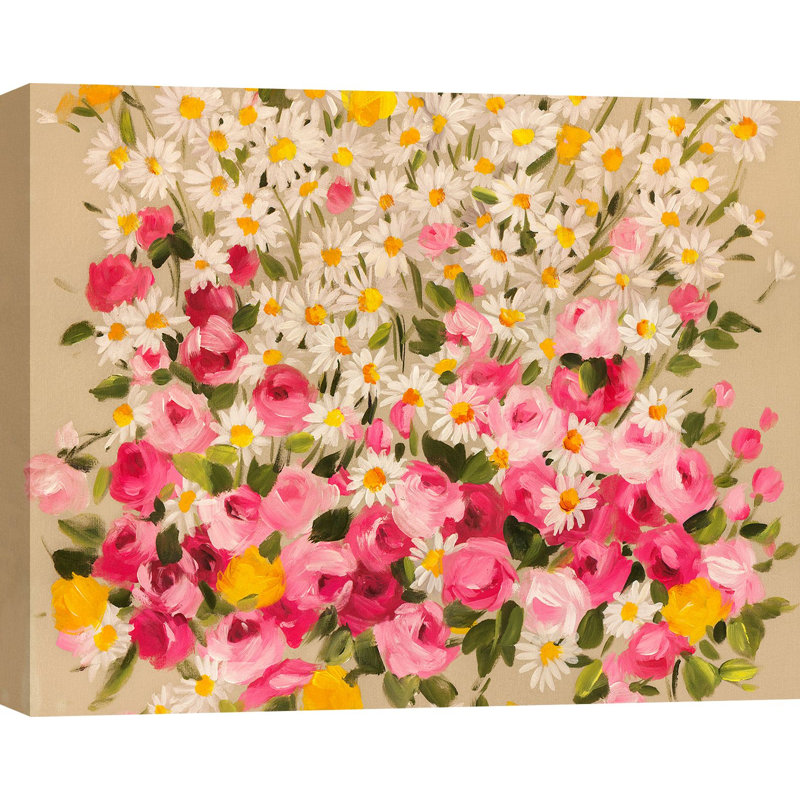Flower Festival III by Anna Borgese - No Frame Print on Canvas, 70cm H x 100cm W x 4cm D