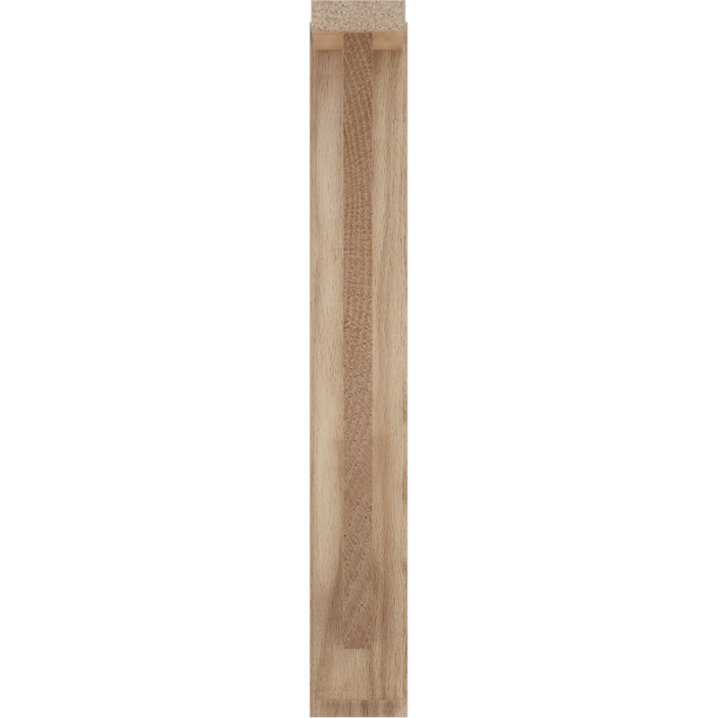 Support de tablette traditionnel, Chêne rouge, H 17,25 po x l 2,50 po x P 17,75 po
