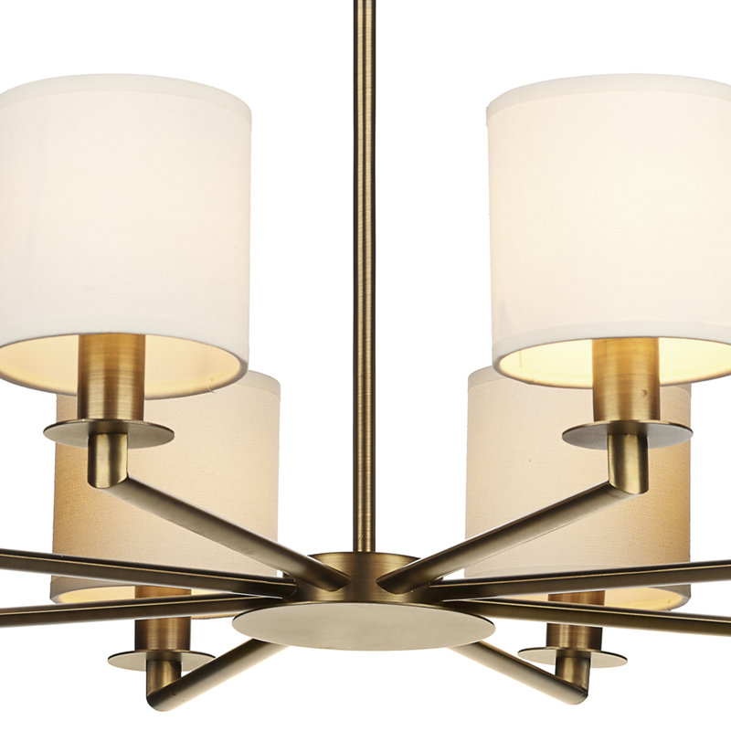 Catlin 8 - Light Candle Style Chandelier, Bronze