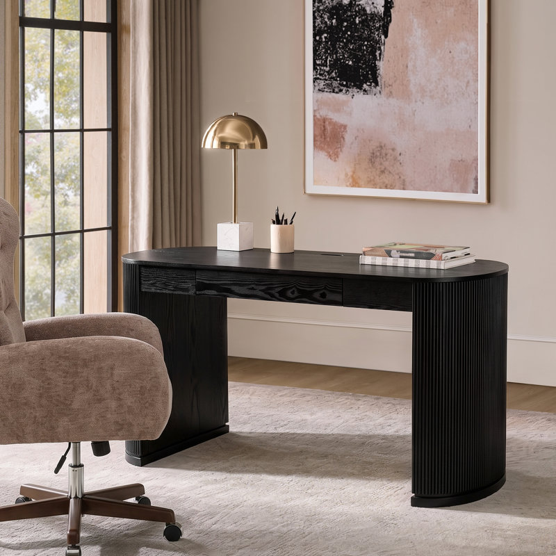 Bureau Ireno 60"L, Noir
