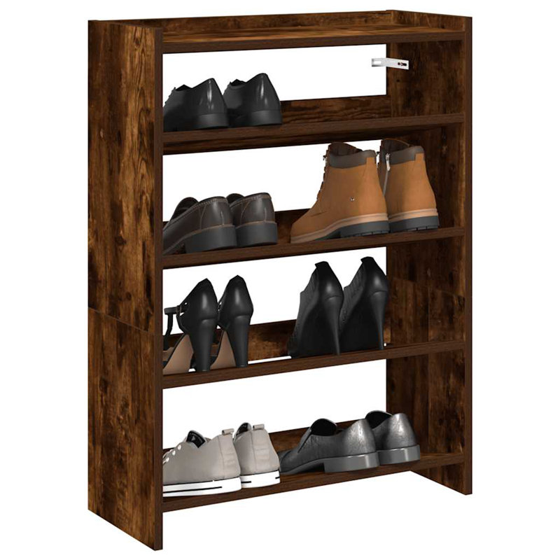 Shoe Rack, Smoked Oak