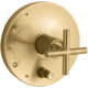 Purist® Rite-Temp Pressure-Balancing Valve Trim with Cross Handles