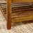 Upholstered  34.25"Square Coffee Table with Beech Wood Shelf and Frame-1281797762