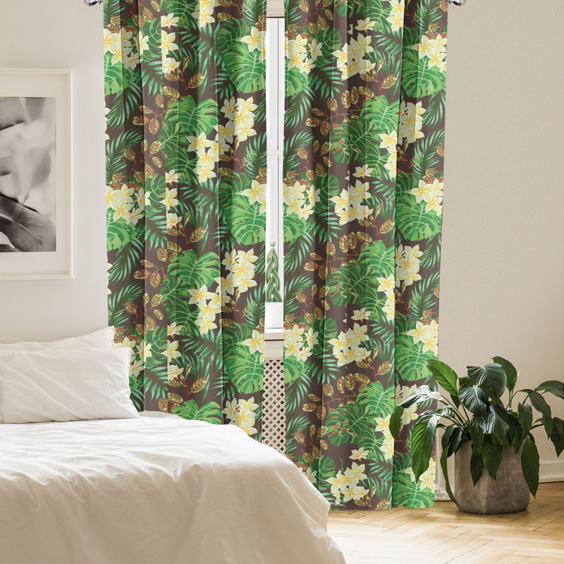 Semi Sheer Curtain Pair