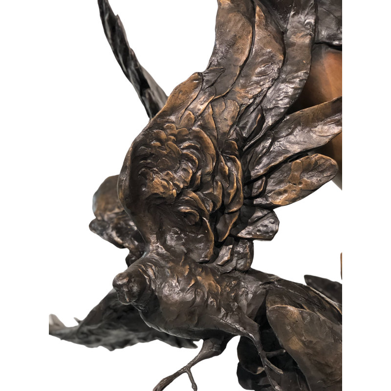 Bird Dove Copper Bronze Garden Statue