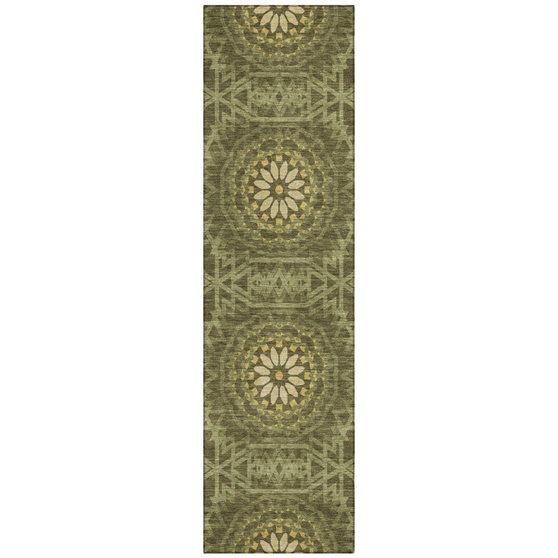 Tapis intérieur / extérieur Kaycey, Tapis de couloir 2 pi 3 po x 7 pi 6 po