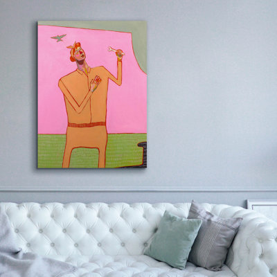 Epic Graffiti 'Fixing The Plane' by Bebe Keith Canvas Wall Art