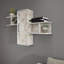 Olida Modern Wallshelf with a Cabinet-1347763647