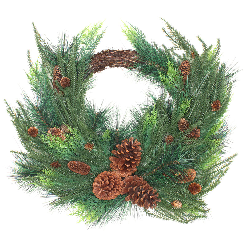 26" Mixed Pine Christmas Wreath