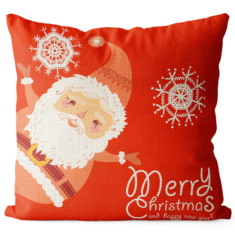  Housse de coussin carré en lin