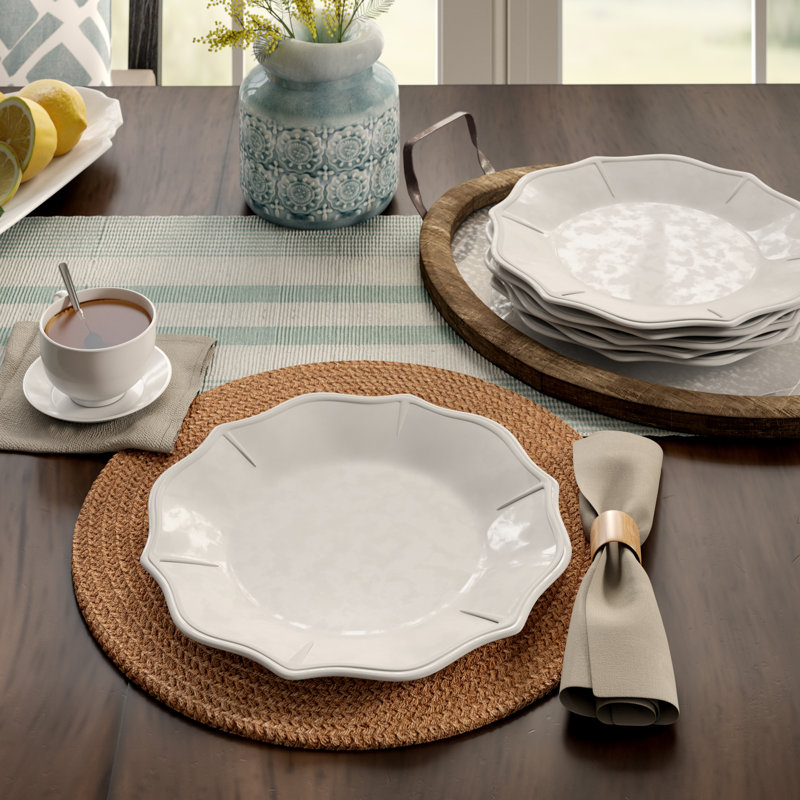 Assiette plate en mélamine 11,5 po Colmont
