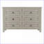 Armoire de rangement à 6 tiroirs Dressers | Gris antique | Panneau de particules-1872945091