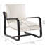 Fauteuil en tissu avoine 36,75 po-1412608805