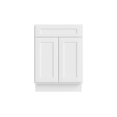 Meuble-lavabo facile à assembler 24 po x 21 po x 34,5 po Camlock